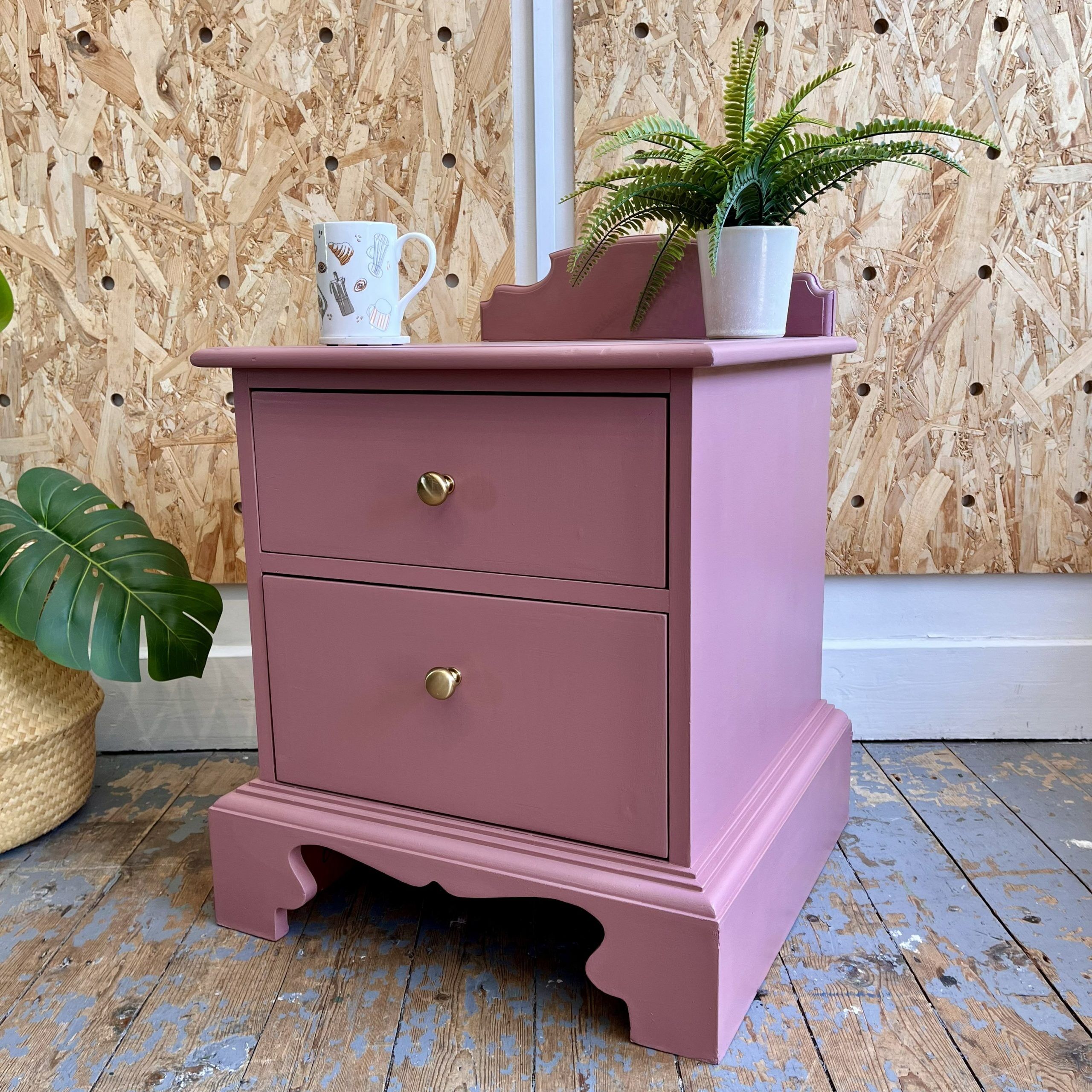 'Loui' Upcycled Pink Set of Drawers - Image 2