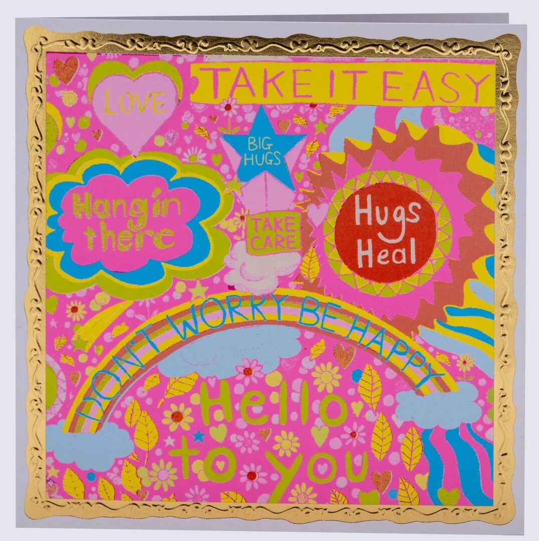 'Take it Easy' Greetings Card | Arthouse Unlimited