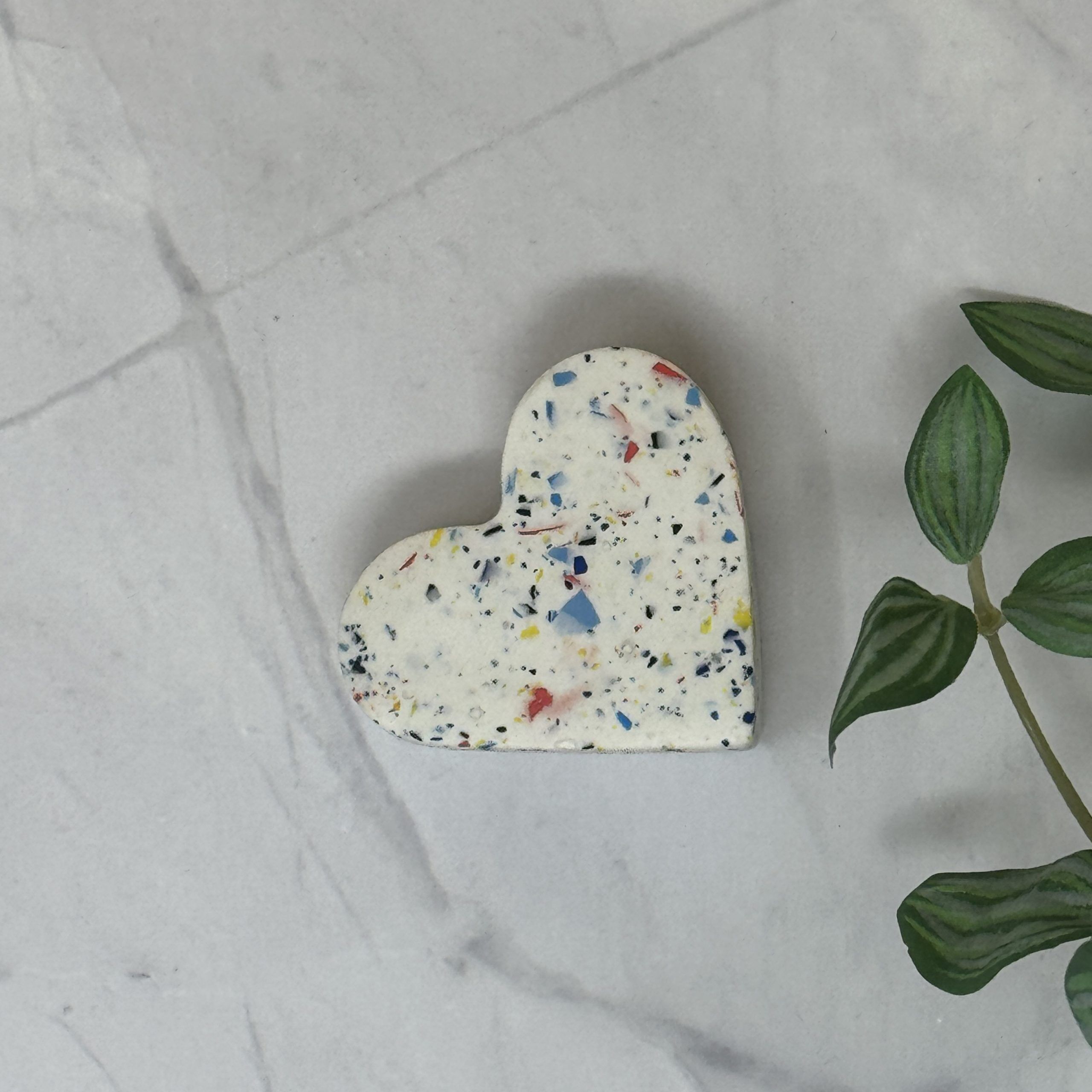 Heart Terrazzo Photo Holder