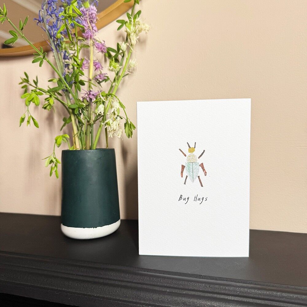 'Bug Hugs' Greetings Card