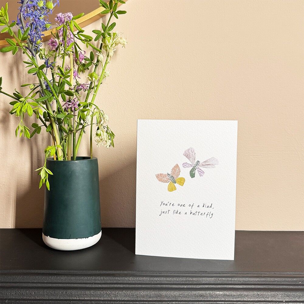 'One of a kind, just like a Butterfly' Greetings Card