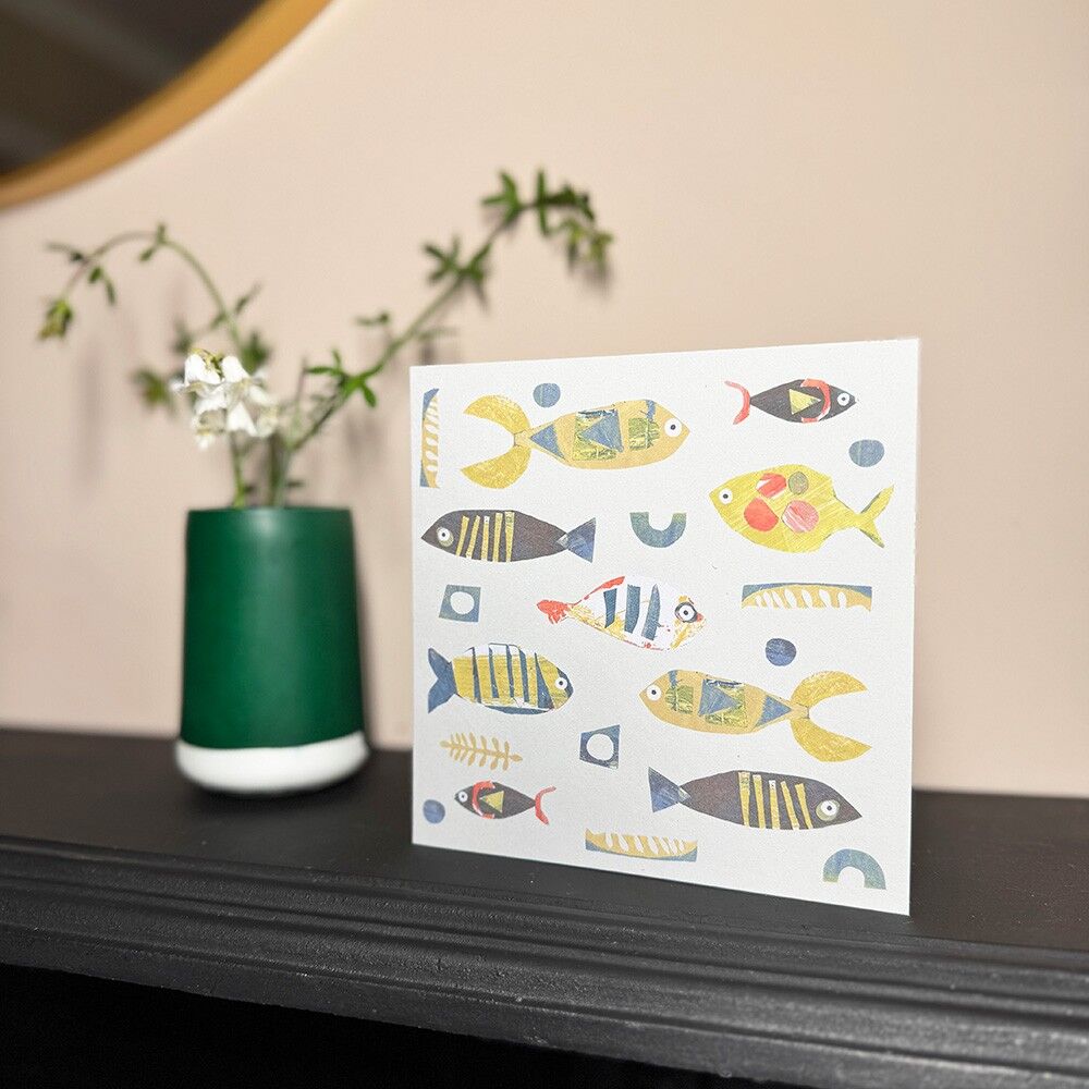'Fish' Square Card