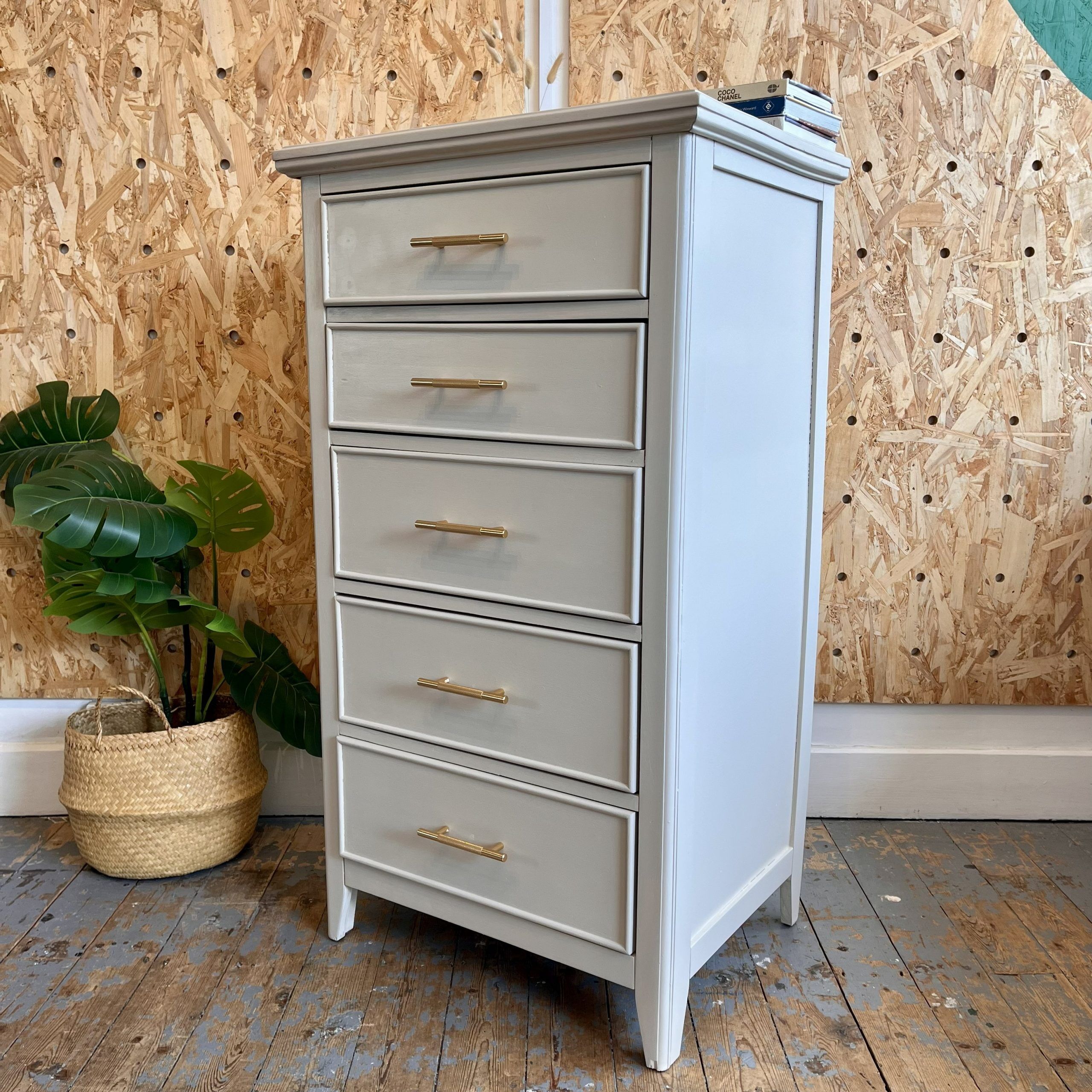 'Jessica' Upcycled Stone Chest of Drawers - Image 2
