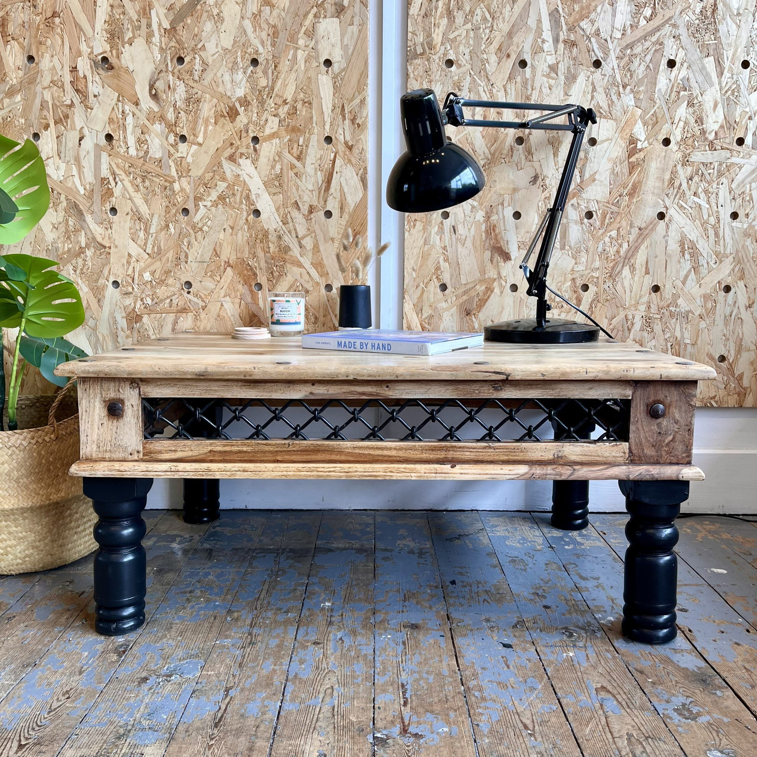 Mango wood coffee table