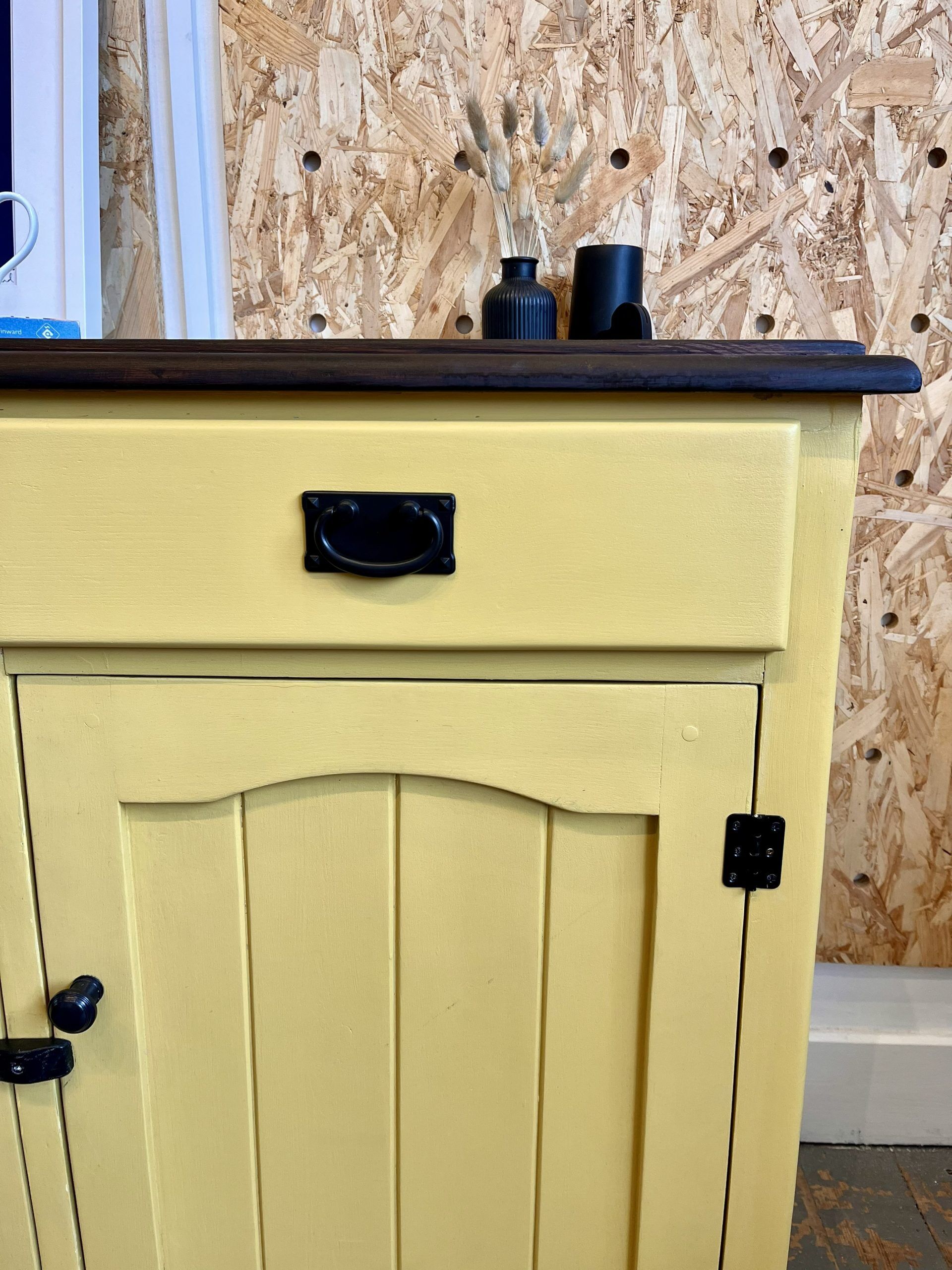 'Betty' Upcycled Mustard Sideboard - Image 2