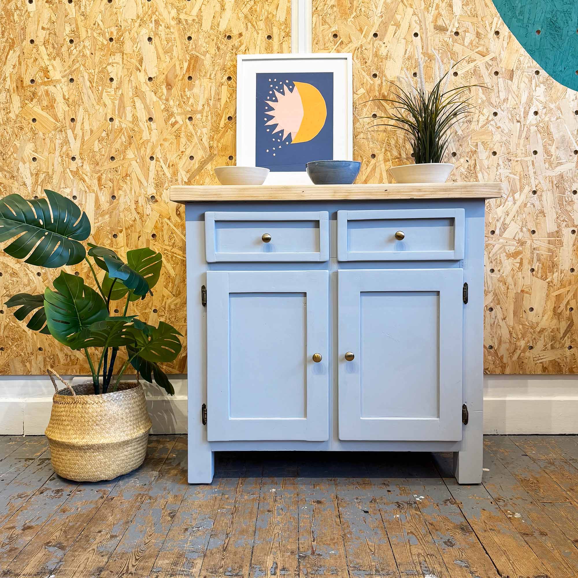 Rosalie Grey Farmhouse Sideboard