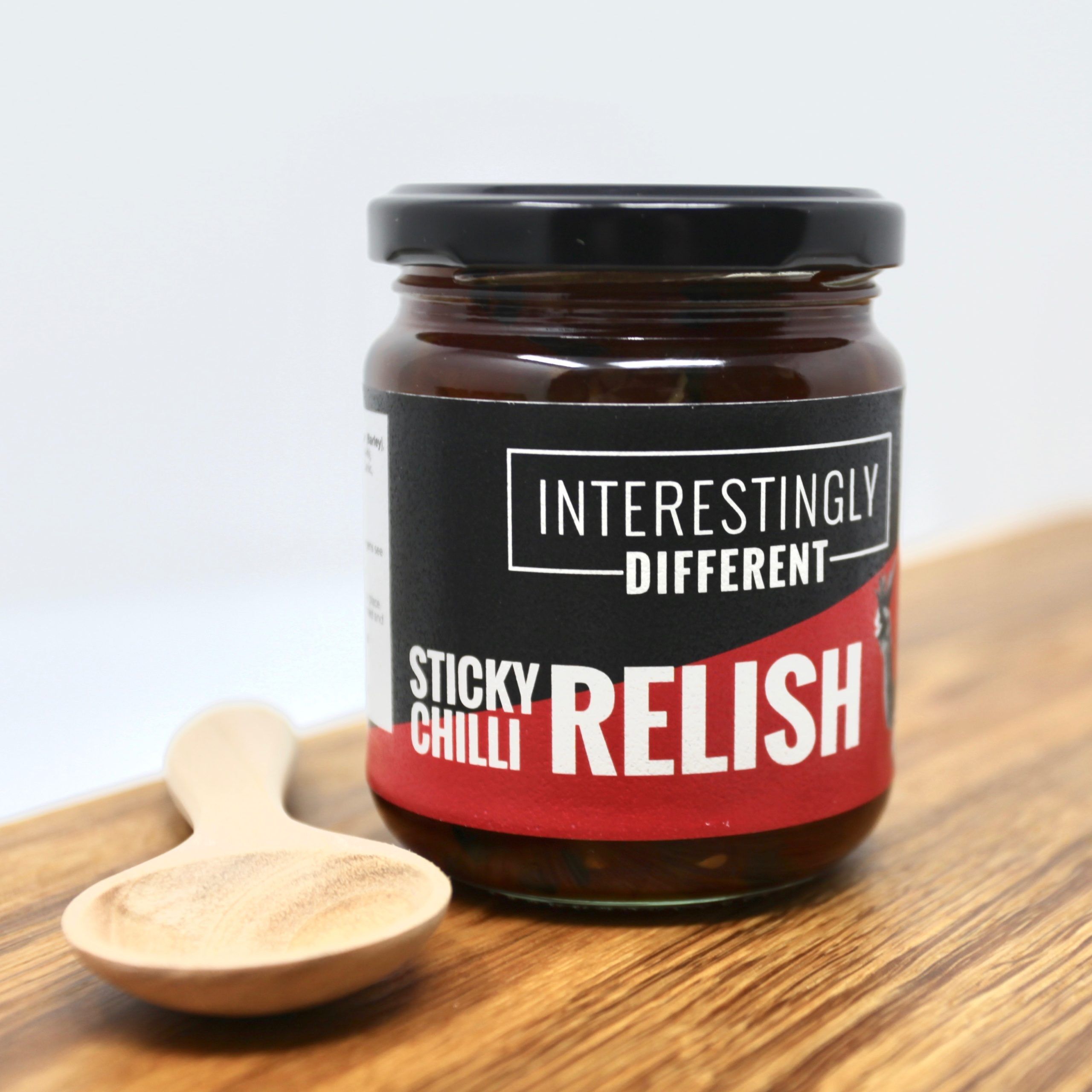 a jar of sticky chilli relish