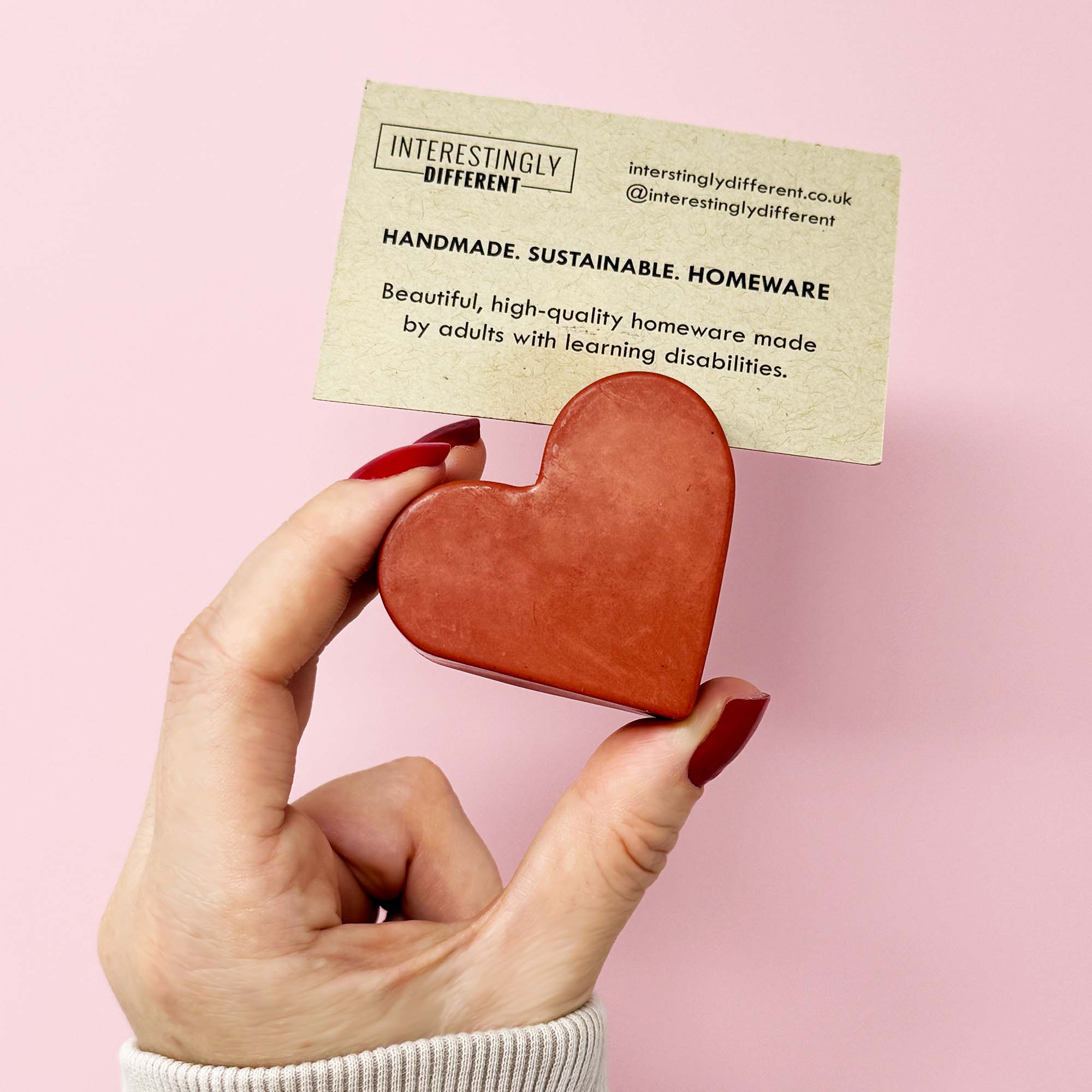 Table Place Holder Heart