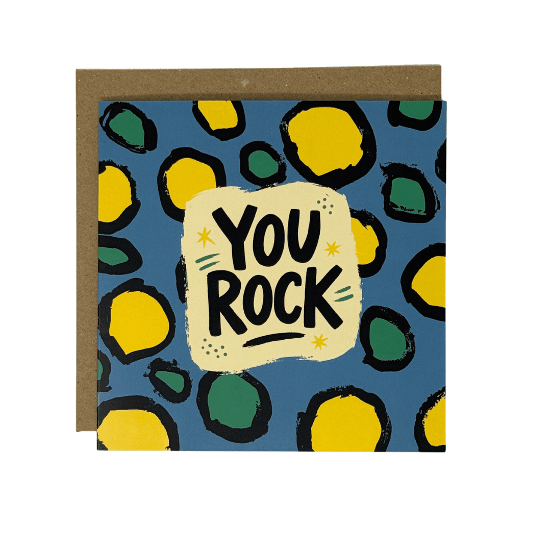 You Rock Appreciation Greetings Card
