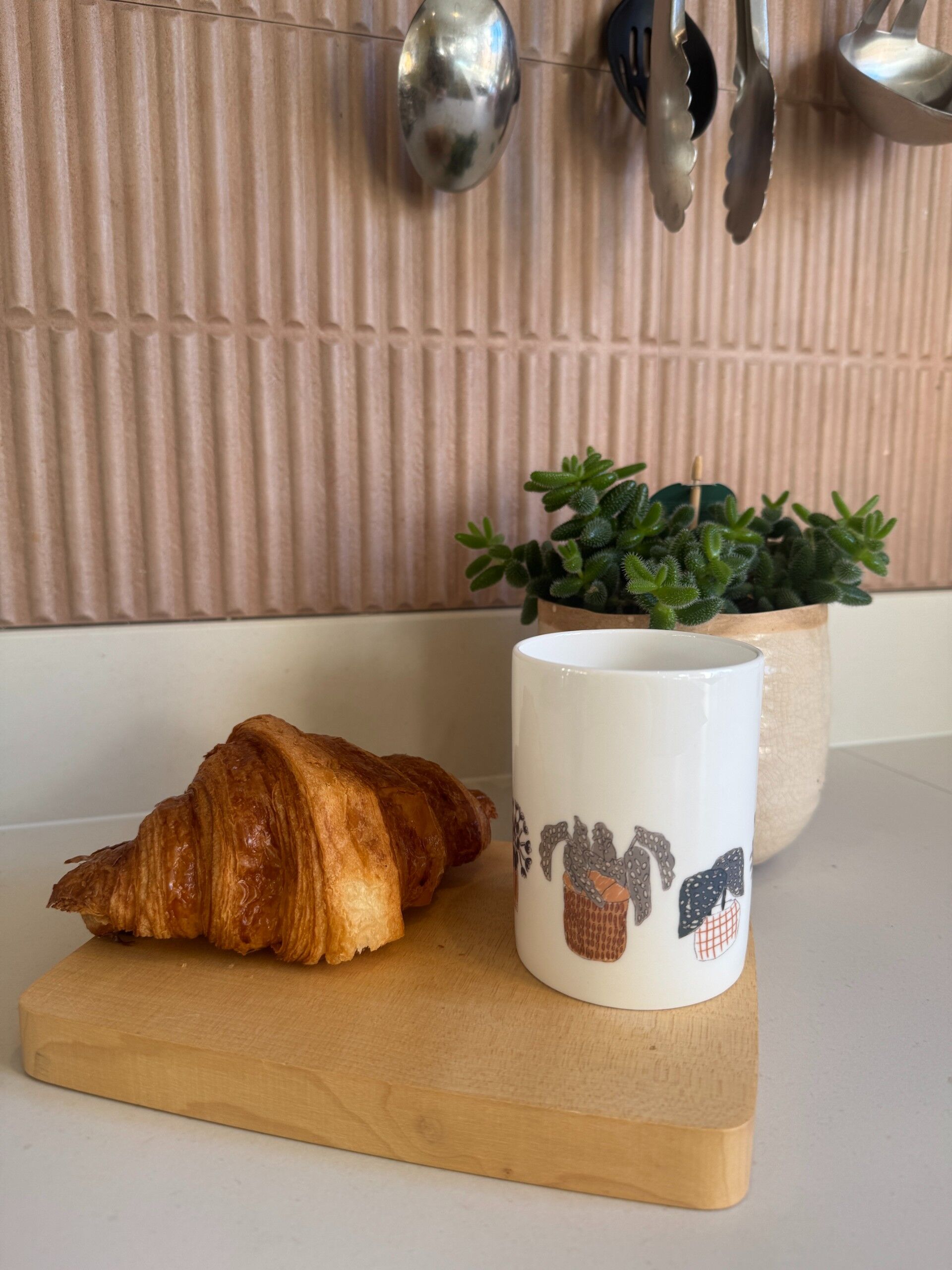 botanical fine bone china mug
