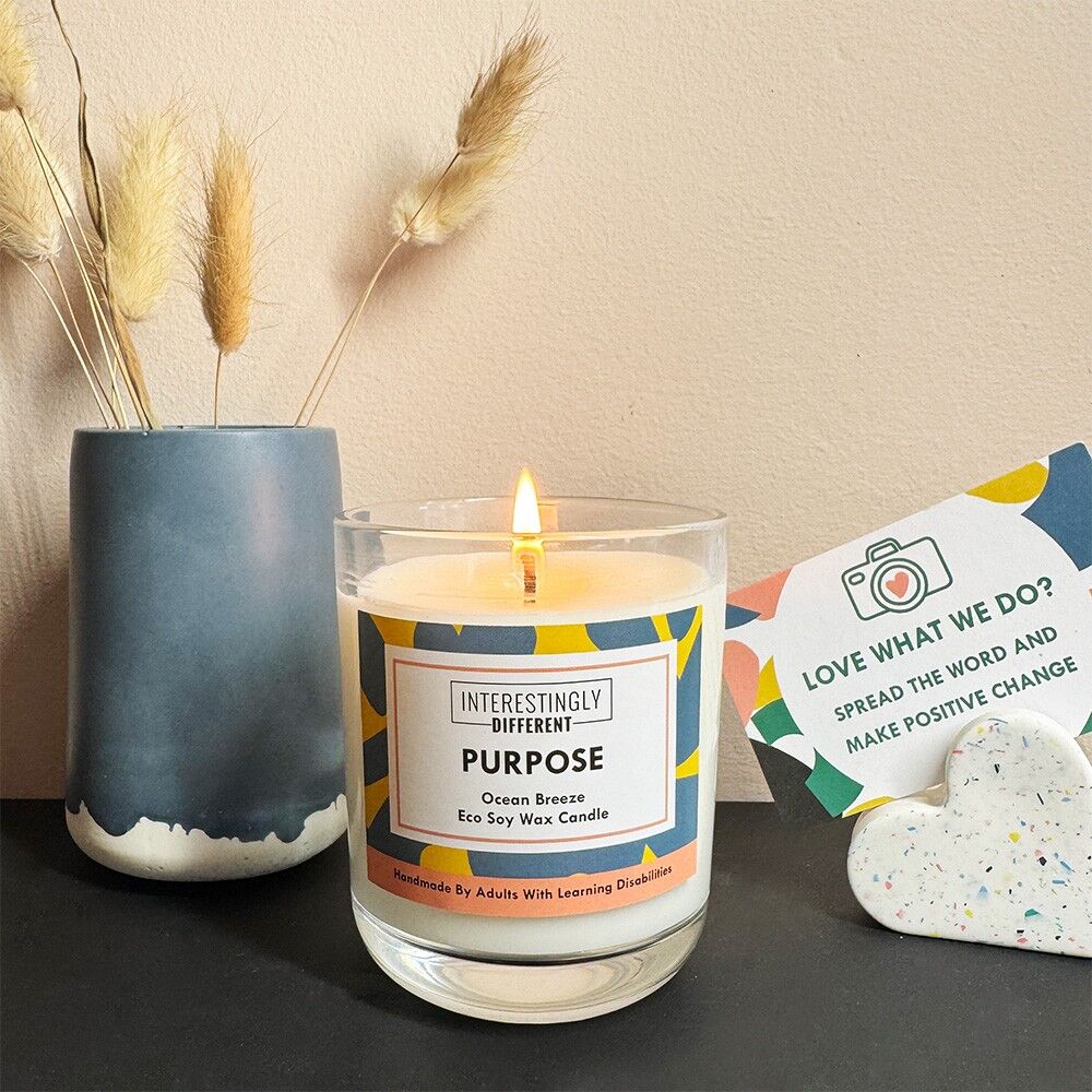 Purpose scented candle