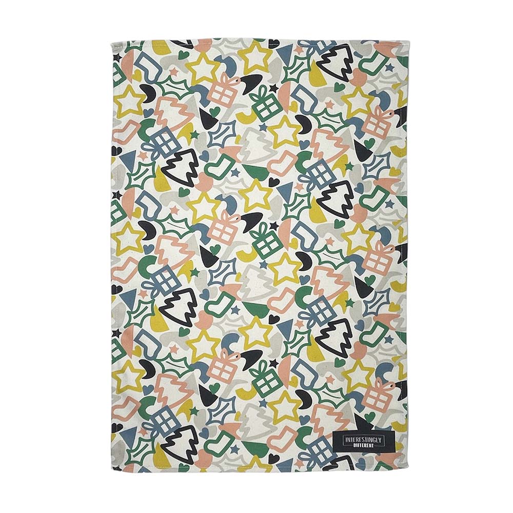 Interestingly Different Christmas Tea Towel - Image 2
