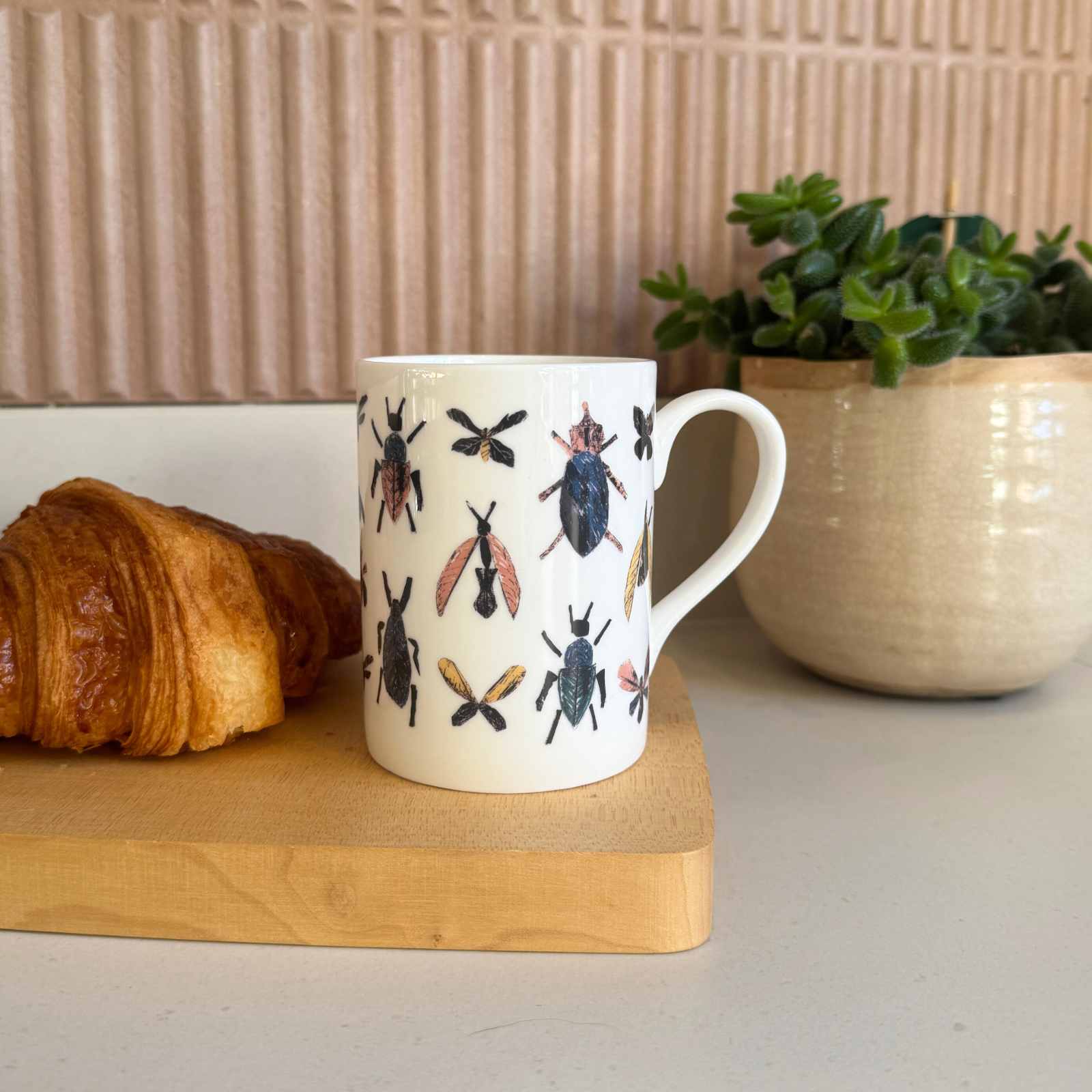 fish fine china mug