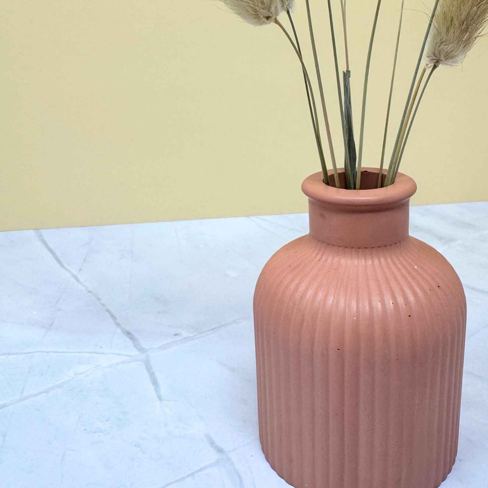 terracotta jesmonite vase