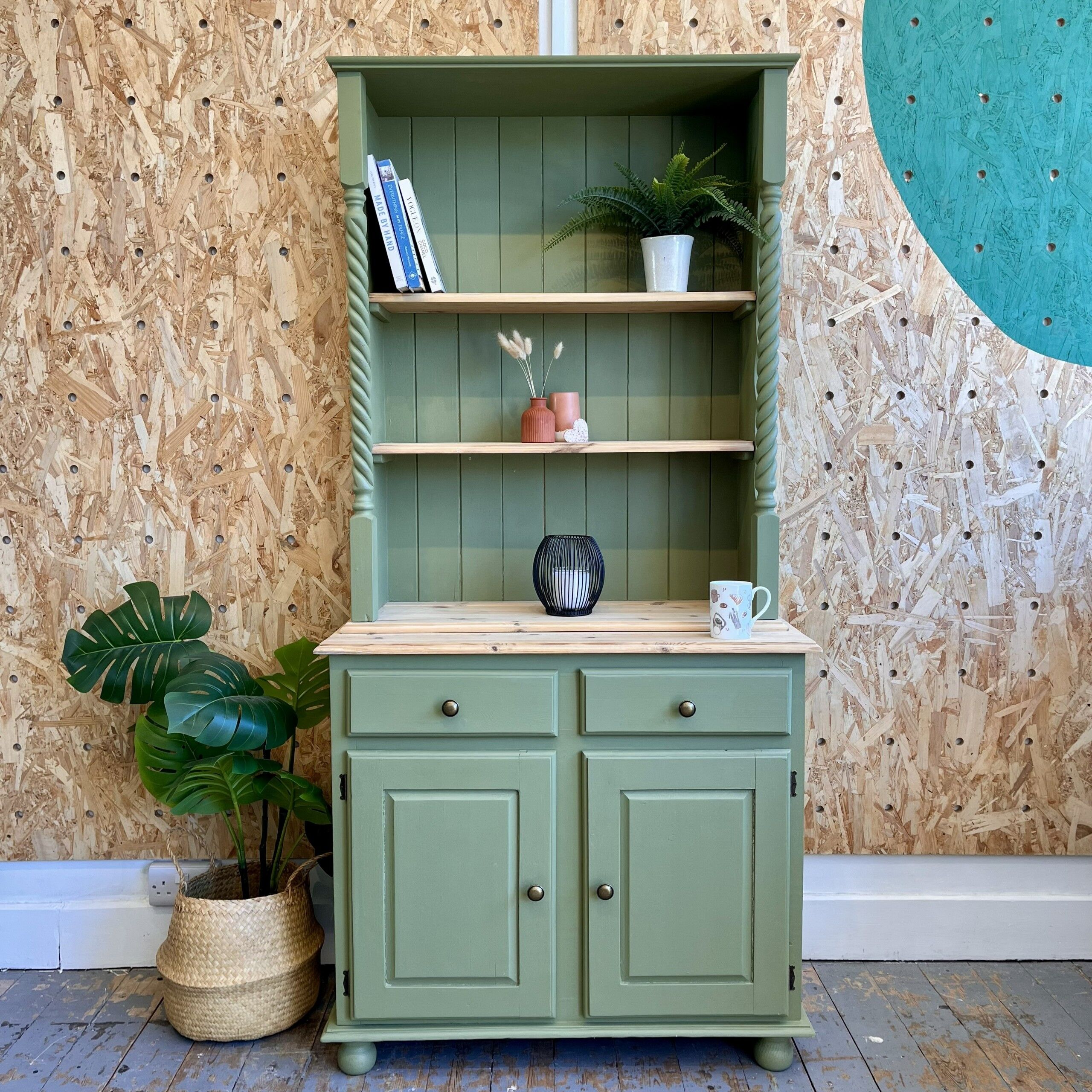 Olive' Upcycled Welsh Dresser - Interestingly Different