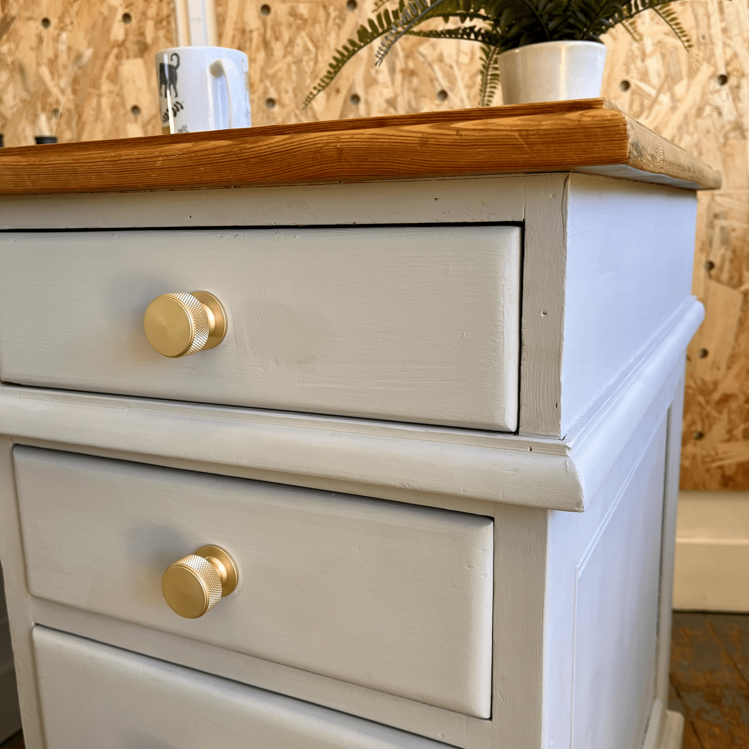 'Gary' Upcycled Grey Desk - Image 2